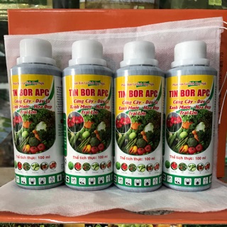 Phân bón lá sinh học - TIN BOR APC 100ml