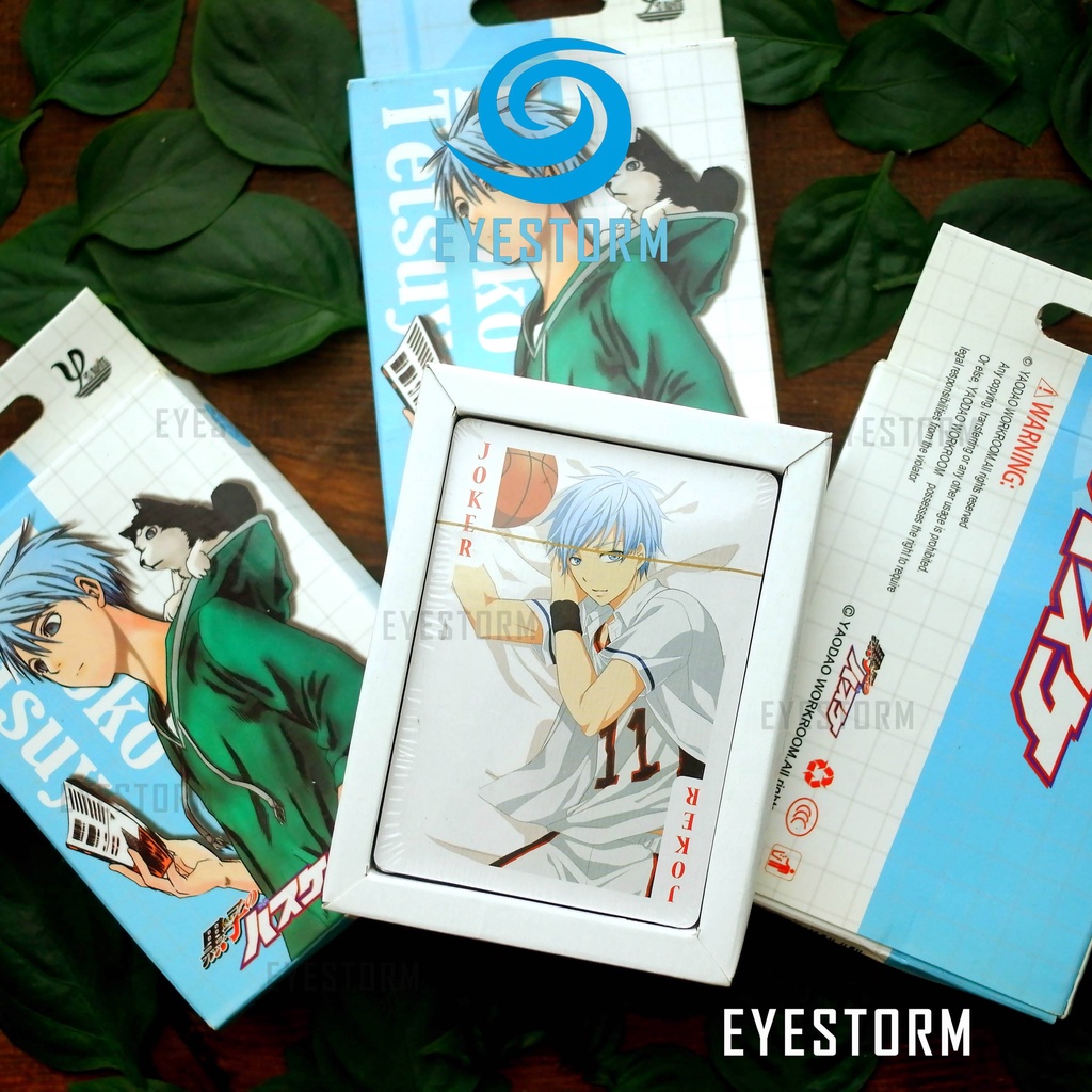 Bài tây anime Kuroko No Basket, Vua bóng rổ Kuroko, tú lơ khơ, manga - Poker YW - 54 lá