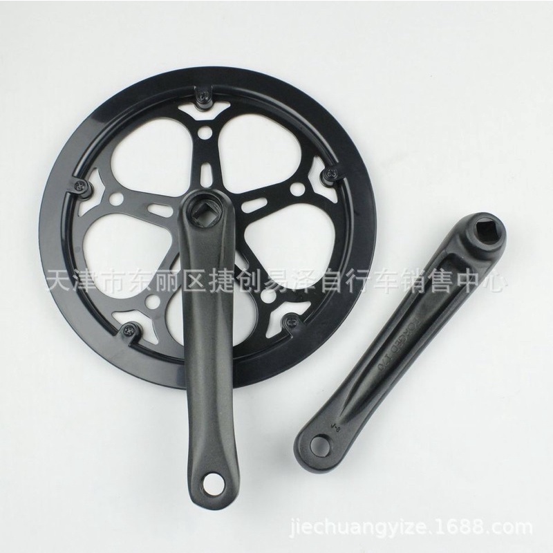 Bộ đùi đĩa 1 tầng 52 răng xe đạp