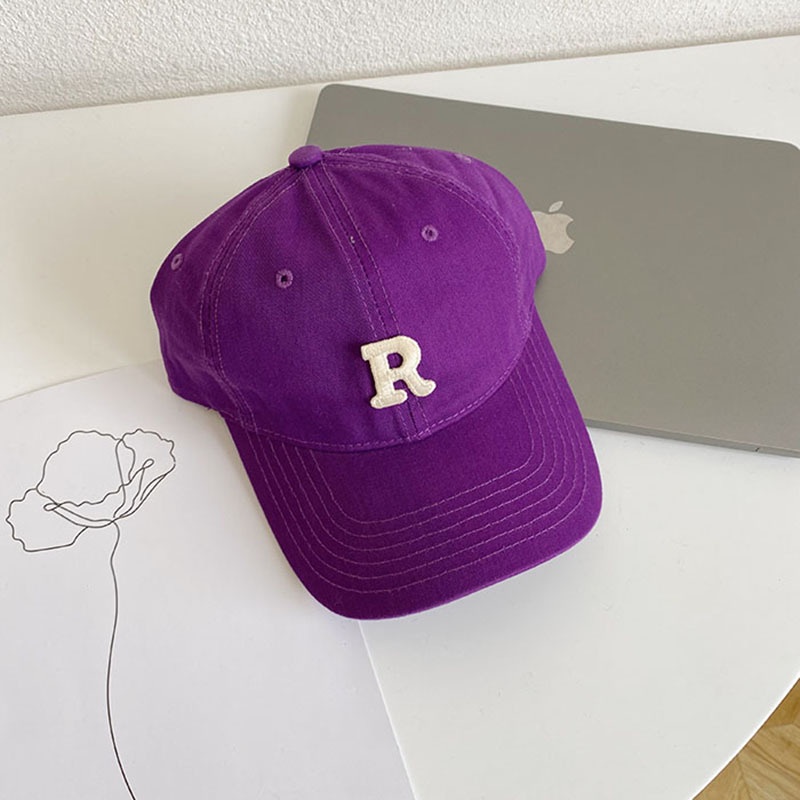 Mũ Lưỡi Trai Chống Nắng In Chữ Blogger R Màu Trắng Kiểu Nhật Hàn Thời Trang Mùa Hè Cho Nữ