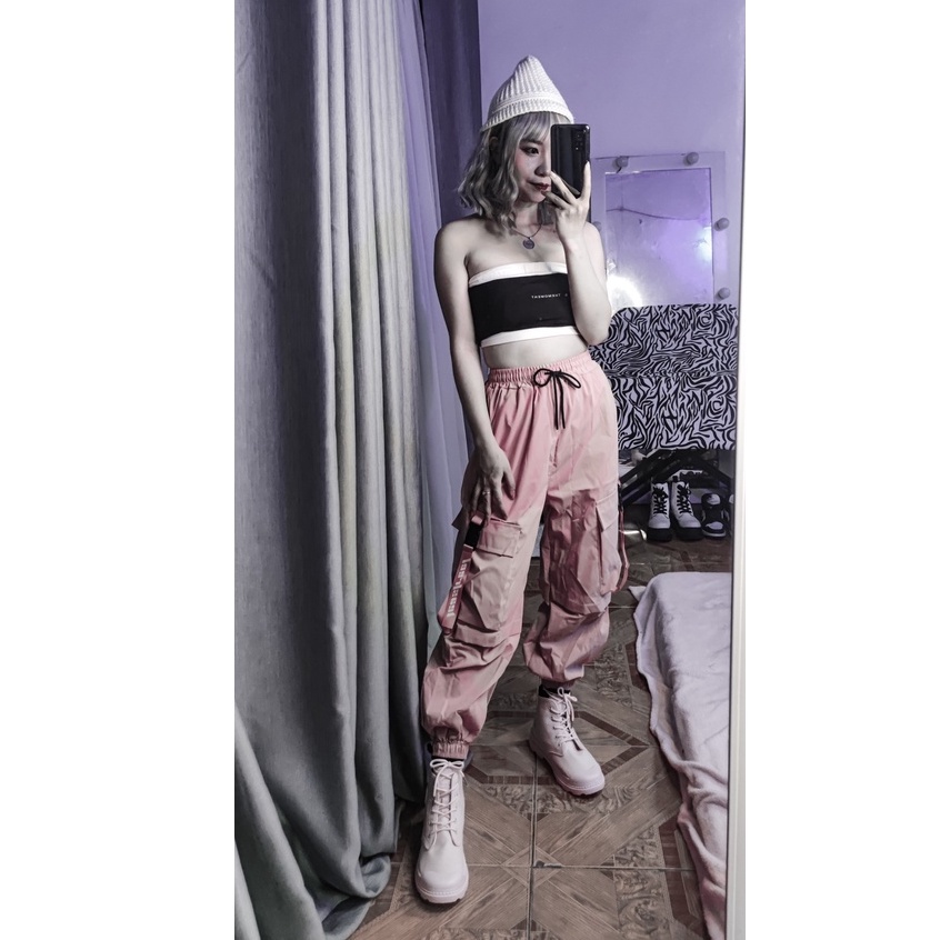 (Sẵn Hồng, Đen đủ size) Quần jogger boxpant túi hộp hồng đen BlackPink unisex nam nữ hip hop đường phố | BigBuy360 - bigbuy360.vn