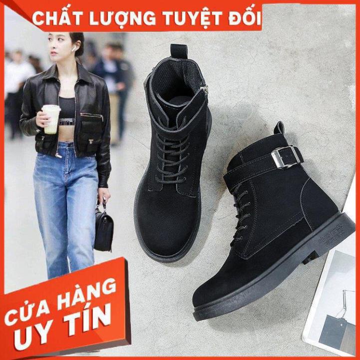 [Chính Hãng] Bốt cao cổ da trơn dáng Doctor[ FULL BOX HỖ TRỢ ĐỔI SIZE] | BigBuy360 - bigbuy360.vn