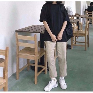(HOT) QUẦN KAKI CHINOS BASIC PANTS UNISEX BAGGY KOREA