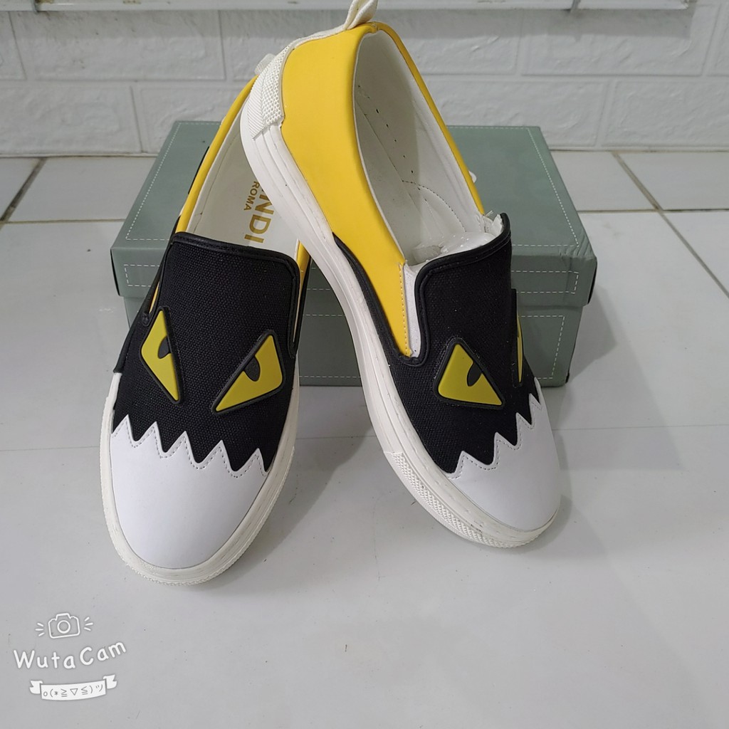 Giày lười slipon fendi [ảnh video tự quay]