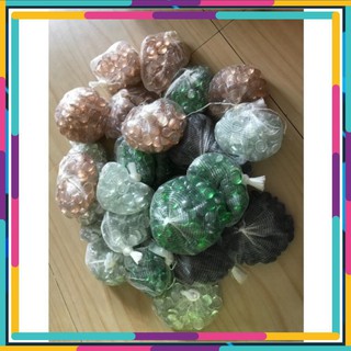 sỏi thủy tinh trang trí bể cá 500g