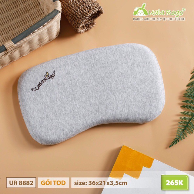 Gối sơ sinh Uala &amp; Rogo cao su nhớ Memory Foam Việt Nam