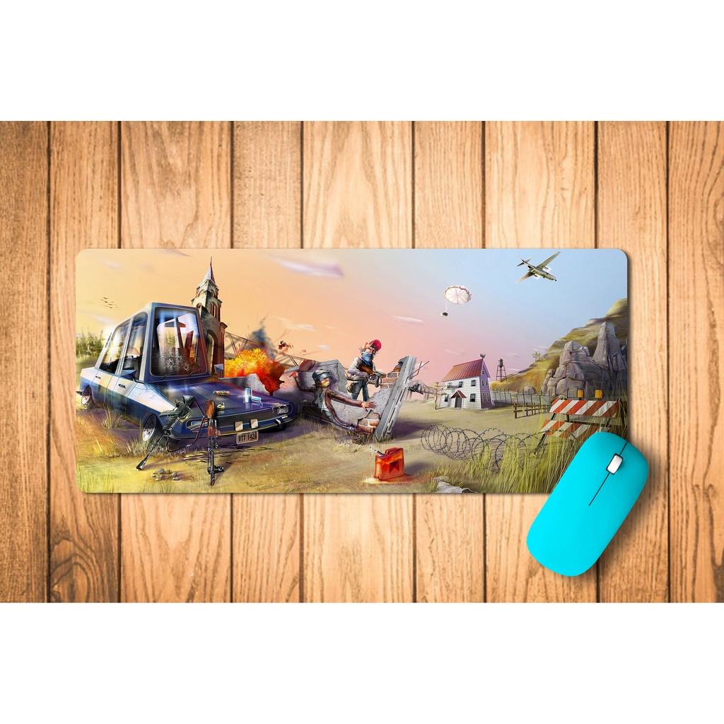 Lót Chuột Game PUBG, Cao Su 30x80, 40x90, Nhiều Mẫu In 3D Đẹp