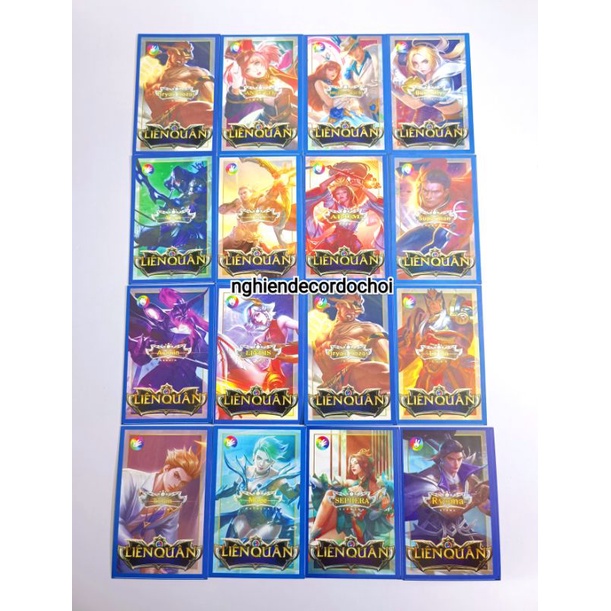 Combo 50 Thẻ bài liên quân mobile 2022 siêu đẹp bằng giấy.