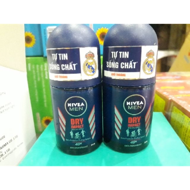 Lăn khử mùi Nivea Men Dry Impact Plus 48h