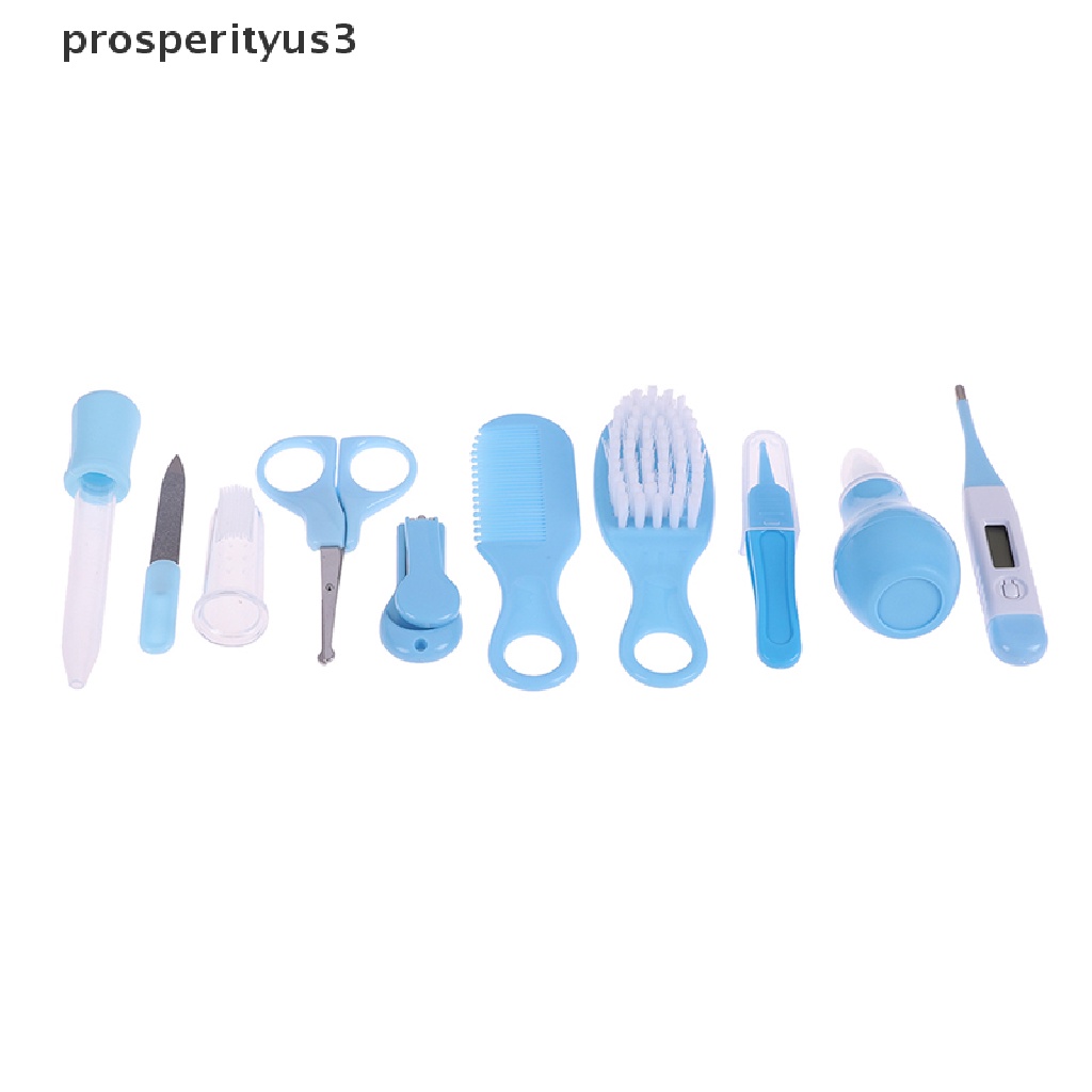 [prosperityus3] 10Pcs Baby Nail Care Comb Scissors Clipper Cutter File Manicure Kit Gift Set<br> [new]