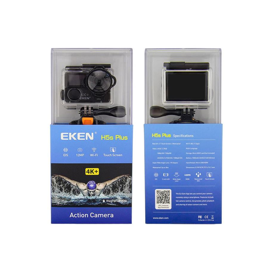 ⭐Camera hành trình Eken Ultra HD Wifi quay video 4K tặng đầy đủ bộ phụ kiện sports lắp đặt trên cả ô tô xe máy ..