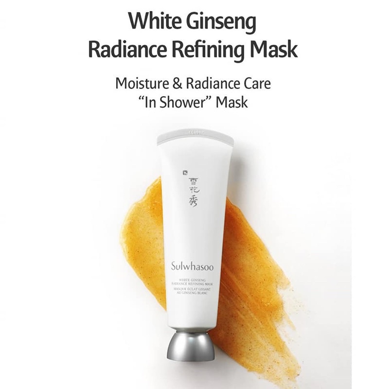 [35ml] Mặt nạ bạch sâm Sulwhasoo giúp tẩy tế bào chết, dưỡng trắng, giảm mụn - White Ginseng Radiance Refining Mask
