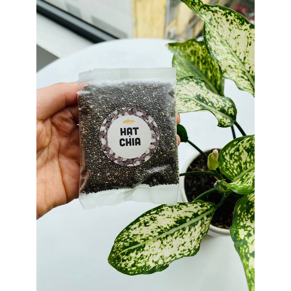 Hạt chia hữu cơ Saffron Việt Nam 100% từ thiên nhiên - Lọ 80gr