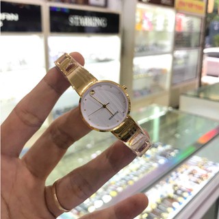 Đồng hồ nữ SUNRISE 9925SA full hộp thẻ chính hãng, Kính Sapphire chống xước và chống nước