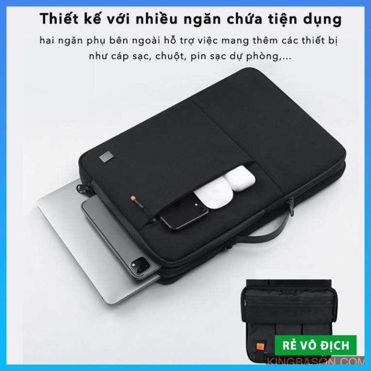 [Rẻ Vô Địch] Túi Xách Macbook, Laptop 13/14/15/15.6/16inch : Chống Sốc 360 - Wiwu Alpha Double Layer Sleeve