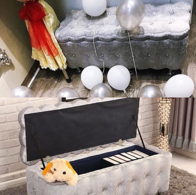 Ghế hộp đa năng có nắp mở- ghế chờ