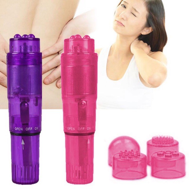 Bút Mát Xa Mini Đa Năng Kèm Phụ Kiện B43