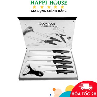 Bộ Dao Nhà Bếp 6 Món Lock&Lock CKK101S01 - Hàng Chính Hãng - Happi House