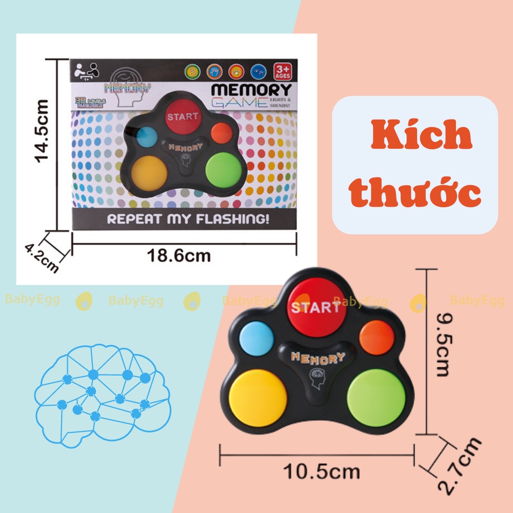 Trò chơi ghi nhớ Memory game rèn luyện trí nhớ cho bé đồ chơi cho trẻ em bé trai bé gái 2 3 4 5 6 7 tuổi Babyegg