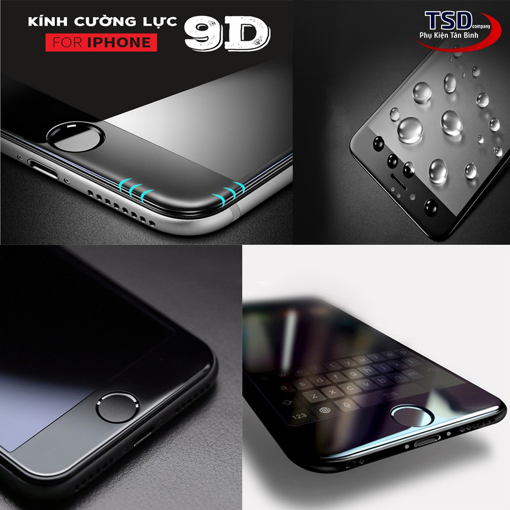 Kính cường lực iphone 11 Pro max 5 5s 6 6s Plus 7 plus 8 Plus X Xs Xs max 12 Pro max Full Màn 9D 21D Yolo Official