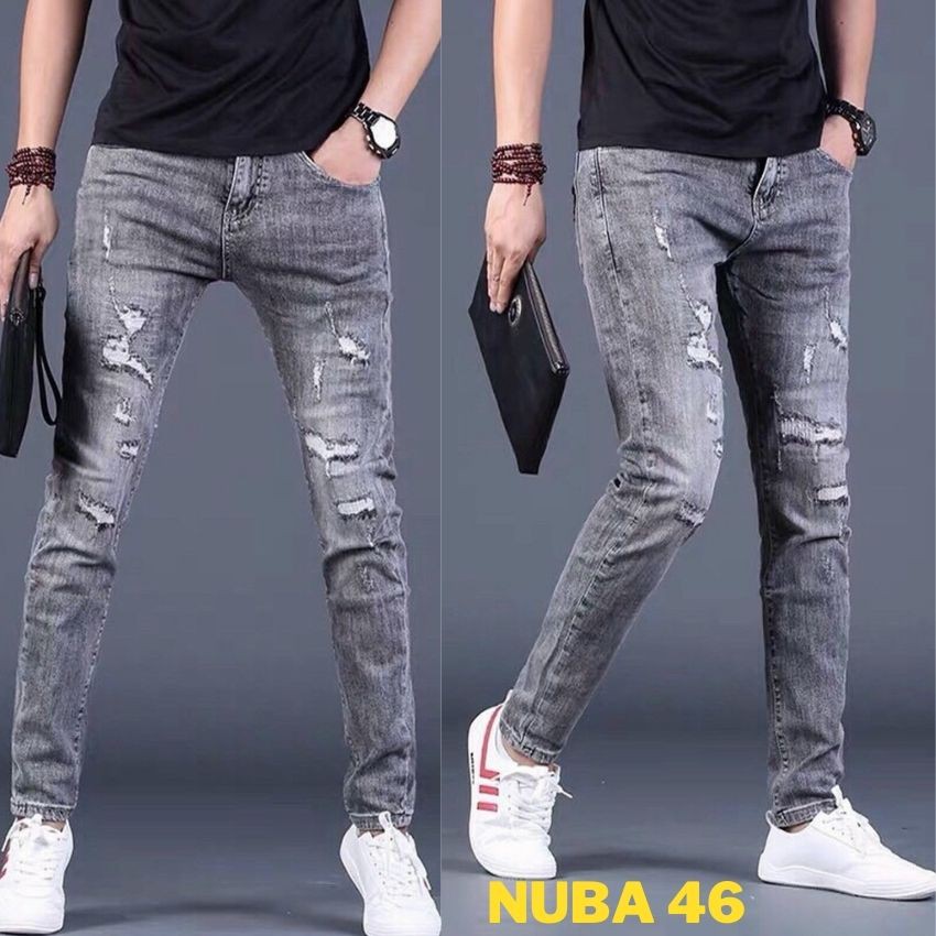 Quần jean nam đẹp giá rẻ giống hình giống mẫu,quần bò NUBA 46 | BigBuy360 - bigbuy360.vn