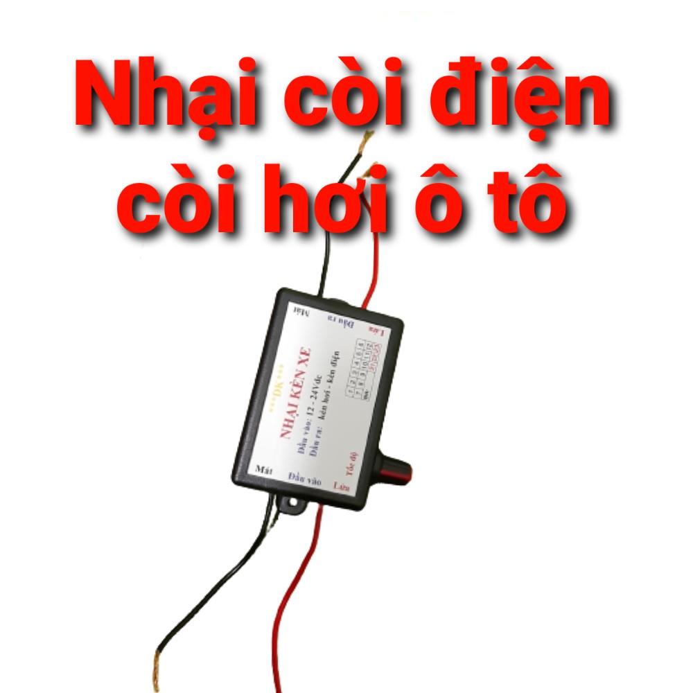 Nhại còi sên,còi đĩa ô tô dùng điện 12v