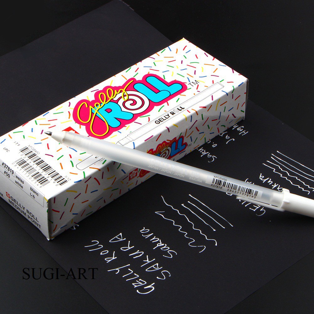 Bút trắng gelly roll