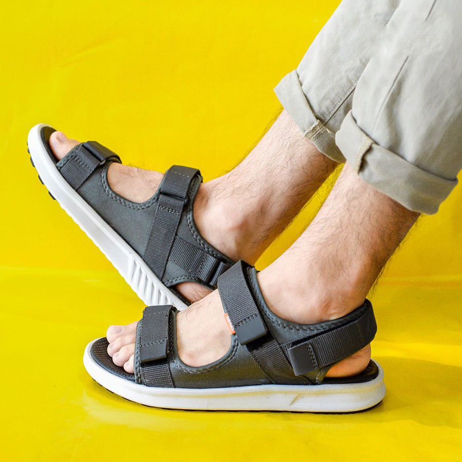 [Mua Kèm Áo Thun 0Đ] Giày Sandal Vento Nam Nữ - NB02G Xám