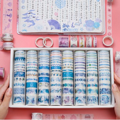 Băng keo dán Washi Tape Trang Trí cực đẹp, nhiều mẫu lựa chọn - giá sỉ - VPP Halu