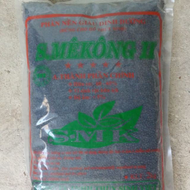 Phân nền trồng thủy sinh mêkong, senda, thế hùng bao 2kg