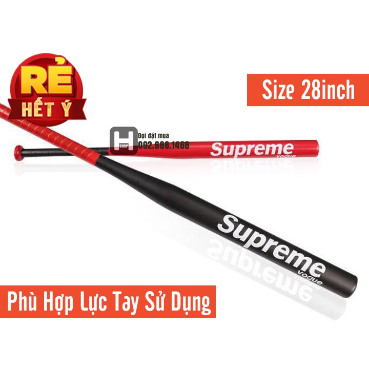 Gậy Bóng Chày Thể Thao Supreme Thép Chịu Lực Size 28 inch