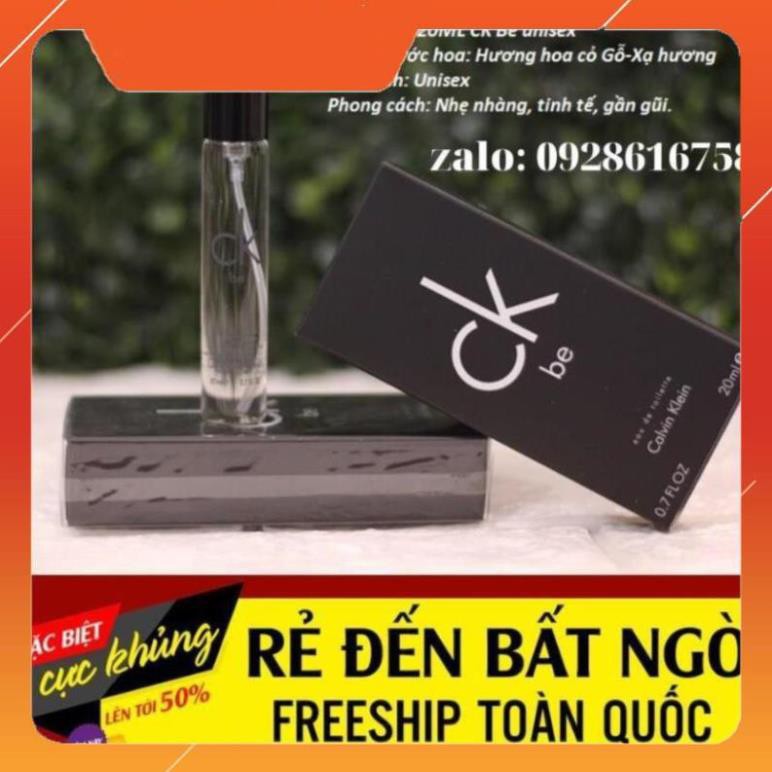Nước Hoa mini Nam Nữ Cao Cấp 20ml Hương Thơm Quyến Rũ Thơm Lâu