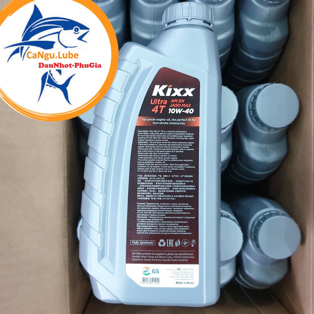 [Giá hủy diệt] Nhớt Kixx 10W40 tổng hợp nhập khẩu Hàn Quốc, nhớt kixx 10W40 cho xe máy xe côn tay tùy phân loại