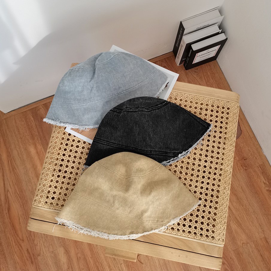 Mũ bucket chất bò viền tua rua cao cấp Trend