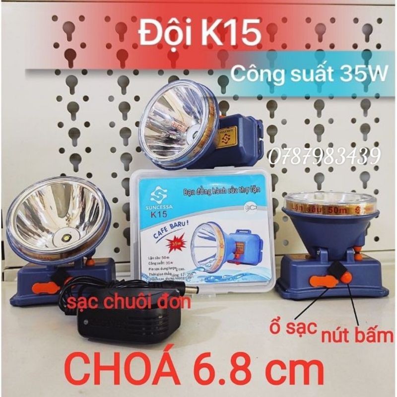 Đèn Pin Đội Đầu SUNCESSA K15 35W