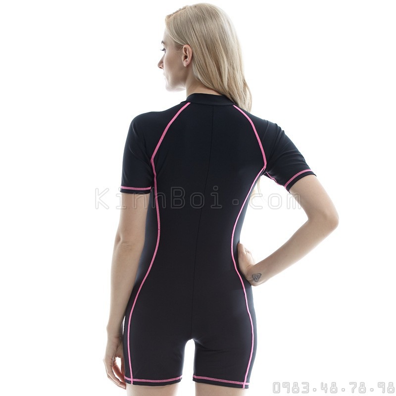 [Hàng Có Sẵn]Áo Bơi Nữ Liền Thân Cộc Tay Chính Hãng Sbart xịn | BigBuy360 - bigbuy360.vn