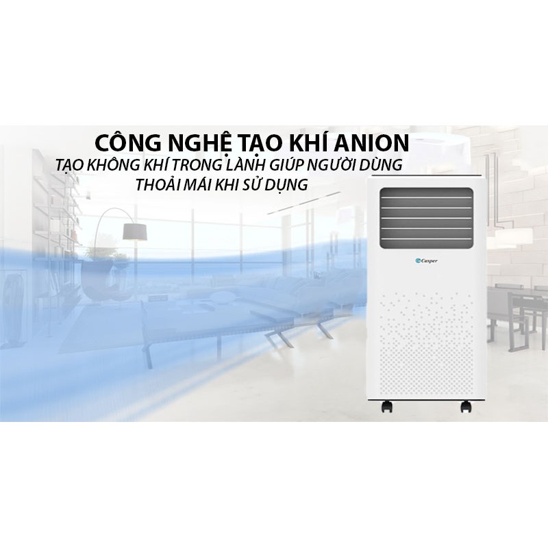 Điều hòa di động Casper 9000BTU PC-09TL33 - Nhập Thái Lan - Model 2021- Bảo hành 03 năm