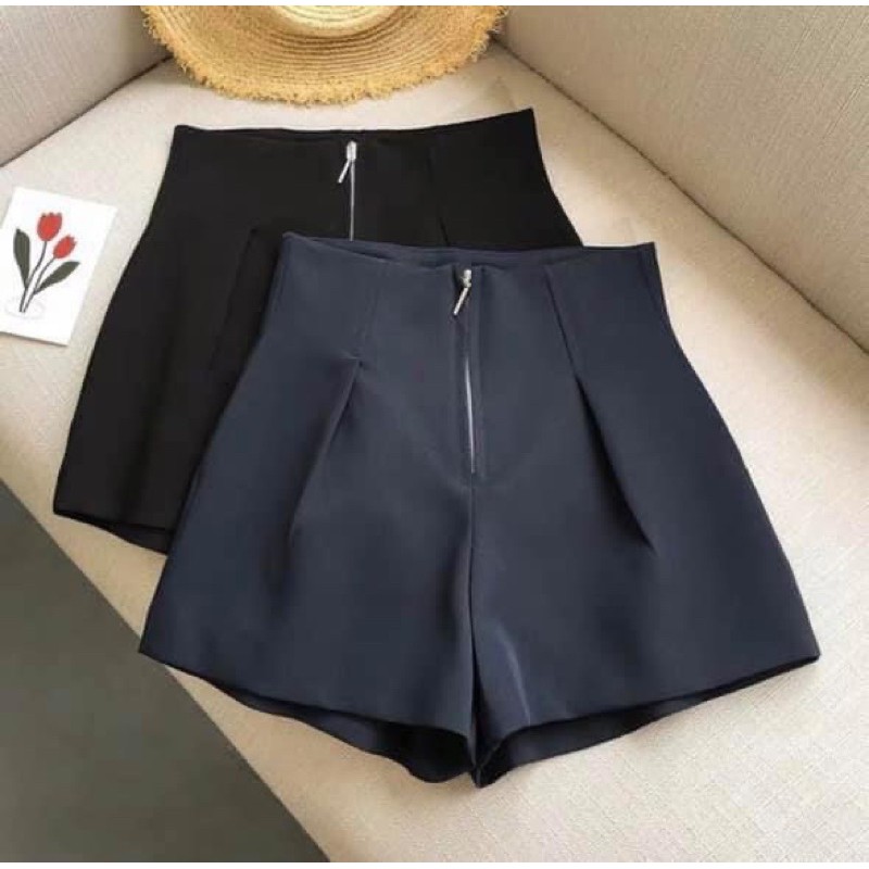 Quần Short Kéo Khoá Cạp Cao, Tongkhochitue | BigBuy360 - bigbuy360.vn