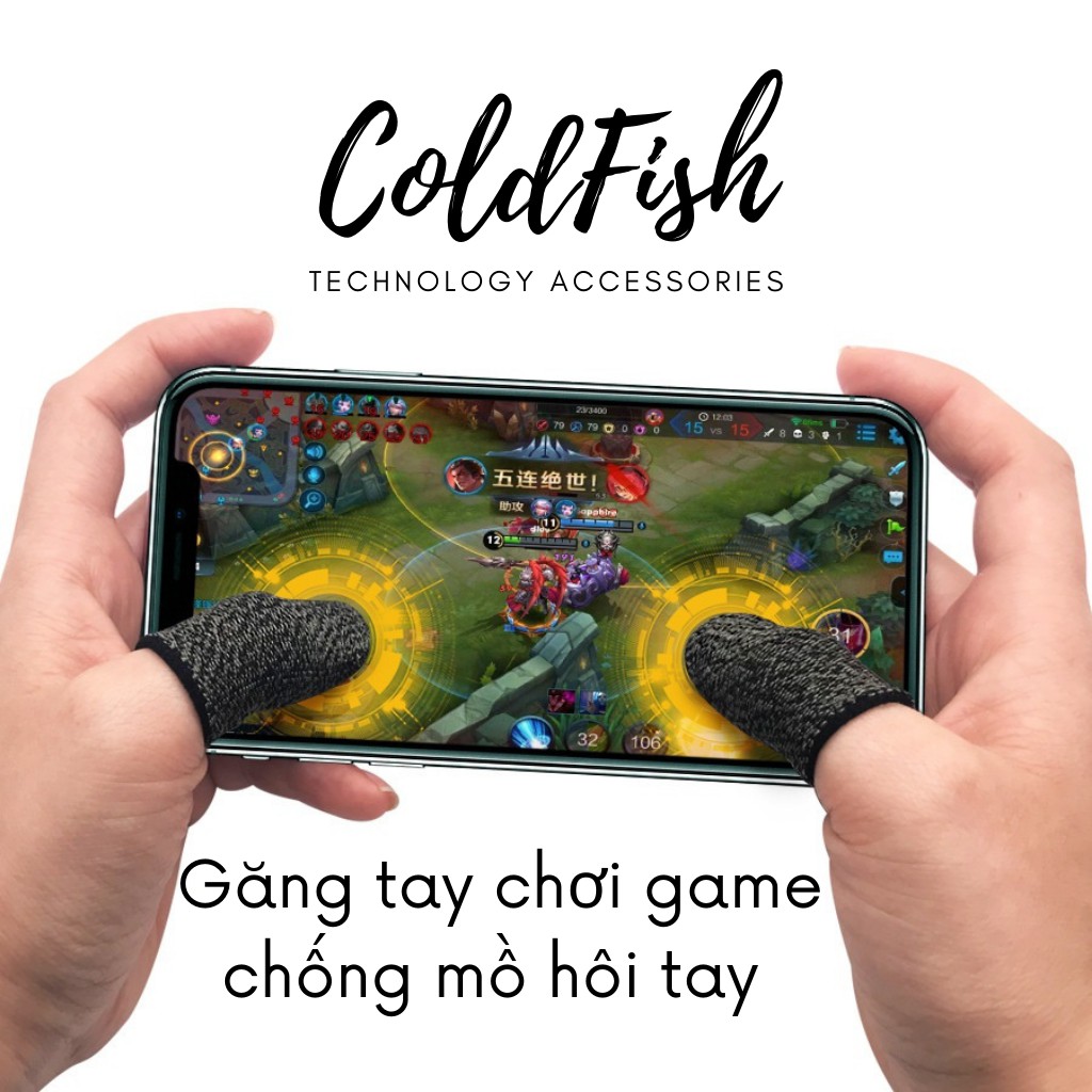 Bộ 2 chiếc Găng tay chơi Game chống mồ hôi tay- chống trượt- tăng độ nhạy dành cho game Mobile[FREESHIP EXTRA]