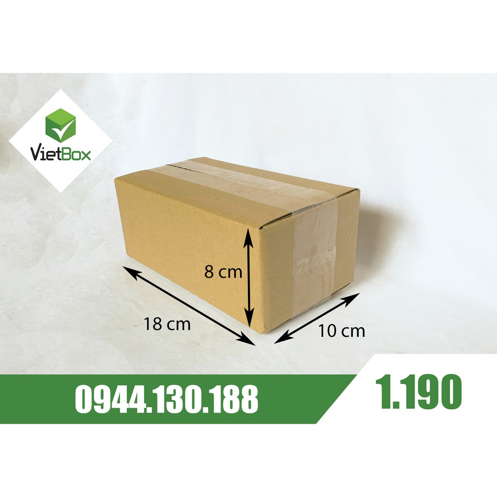 Combo 40 hộp carton 18x10x8