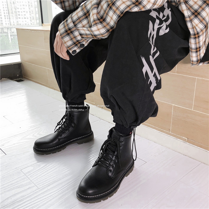 Giày bốt buộc dây thời trang sành điệu cho nam