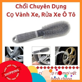 (Xe) Bộ 2 Chổi cọ rửa bánh xe ô tô, xe máy ..
