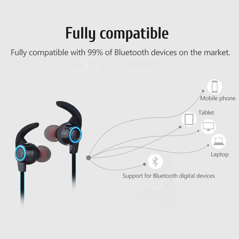 Tai nghe nhét tai Bluetooth 4.1 không dây AMW-810 chất lượng cao