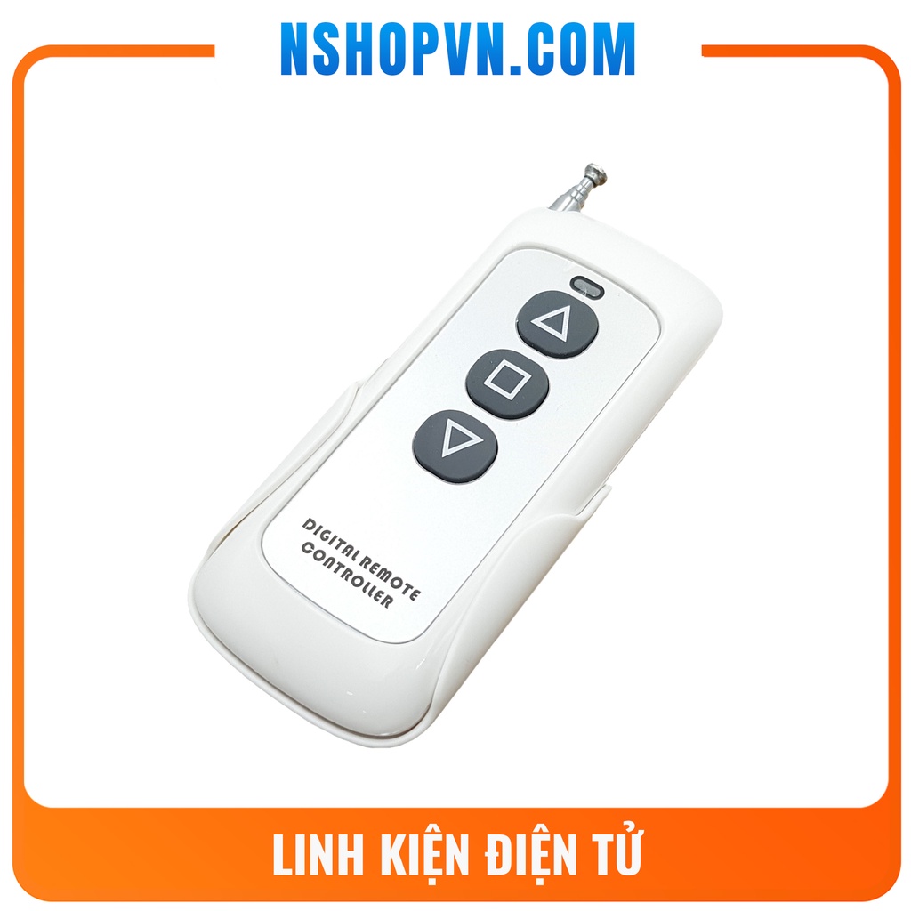 Remote RF 3 kênh 433Mhz EV1527 mã cố định có đế gắn tường