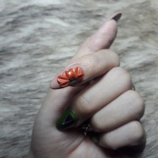 hoa bột trang trí móng ( hoa ôm đá)