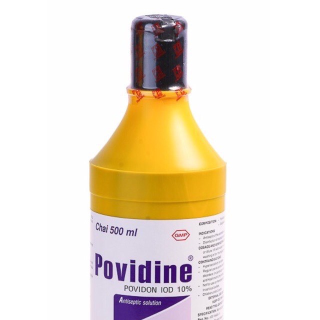 ✅ Dung Dịch Sát Khuẩn- Povidine 10% (Chai Lớn) -VT0357 | Y Tế Vạn Thành