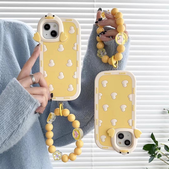 Ốp Điện Thoại Silicon Mềm Hình Chú Vịt Vàng 3D Dễ Thương Cho iPhone 14 Pro MAX 14 PLUS 14 13 Pro MAX 12 Pro MAX 11 Pro MAX