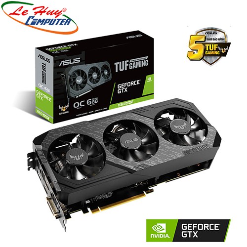 Card Màn Hình - VGA ASUS TUF Gaming X3 GeForce GTX 1660 SUPER OC edition 6GB GDDR6 (TUF 3-GTX1660S-O6G-GAMING)