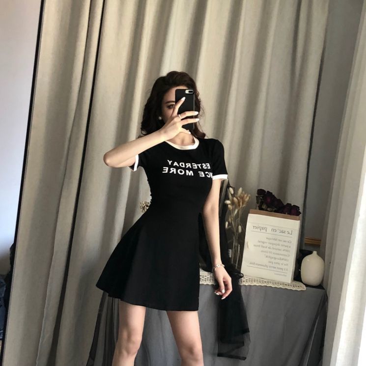 Đầm Thun Ôm Dáng Thời Trang Dành Cho Nữ | BigBuy360 - bigbuy360.vn