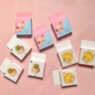 STICKER GIẤY TRANG TRÍ DỄ THƯƠNG MO-CARD DẠNG BOX